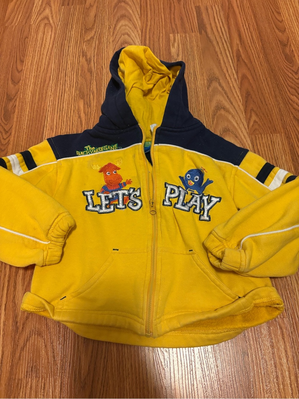 Backyardigans Yellow Zip-Up Hoodie for Kids - Let's Play